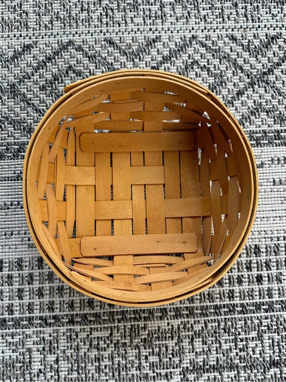 Longaberger Catch All Basket (2001) with Divided Protector
